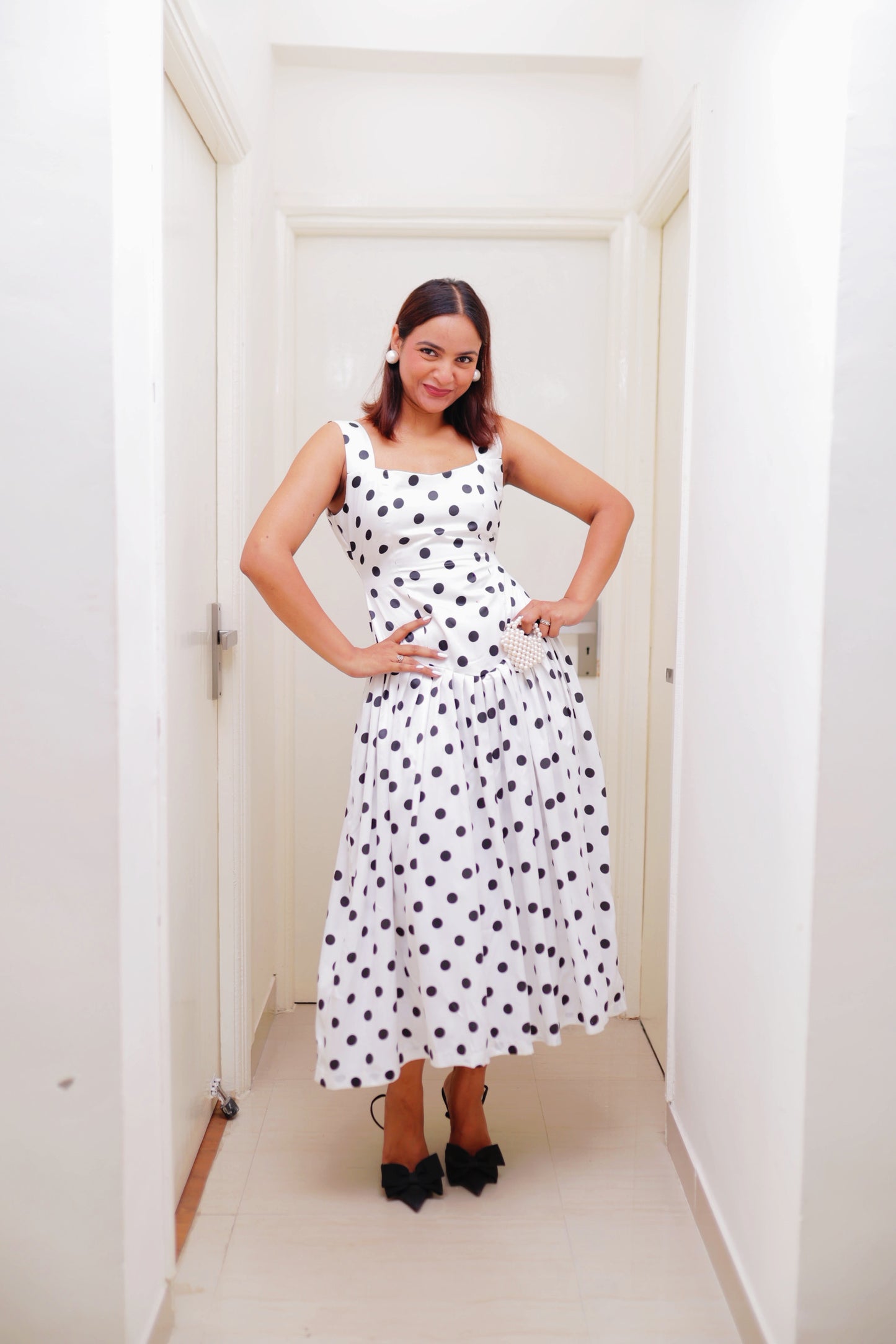 Retro Romance Polka Dot Dress