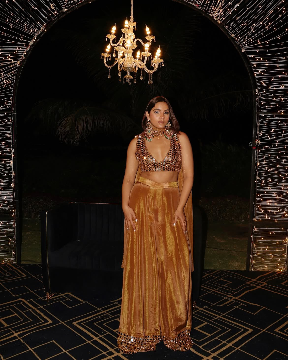 Deep Razzle Lehenga ⚡️