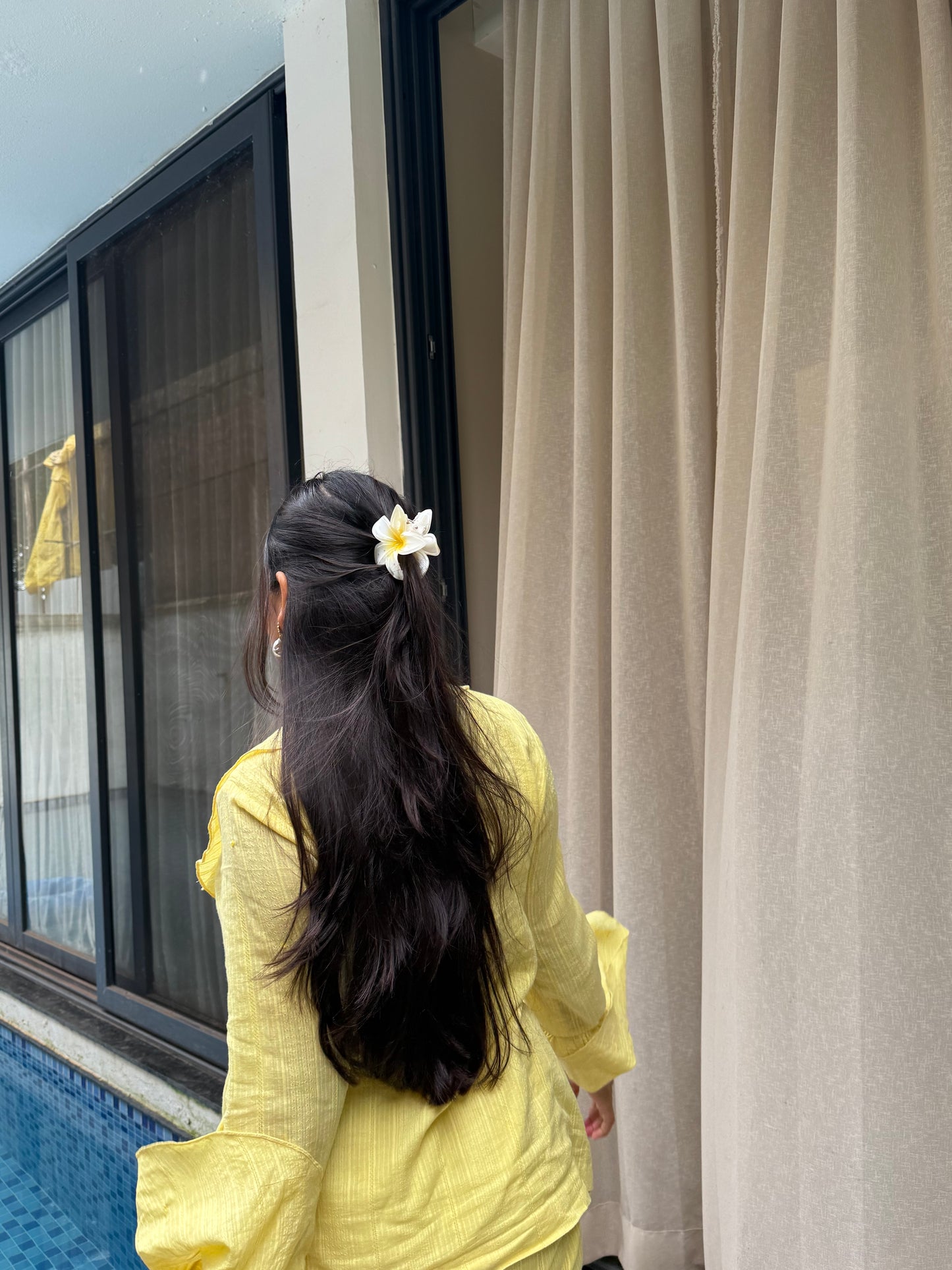 Sunny Yellow Ruffle Shirt with Matching Shorts Co-ord Set