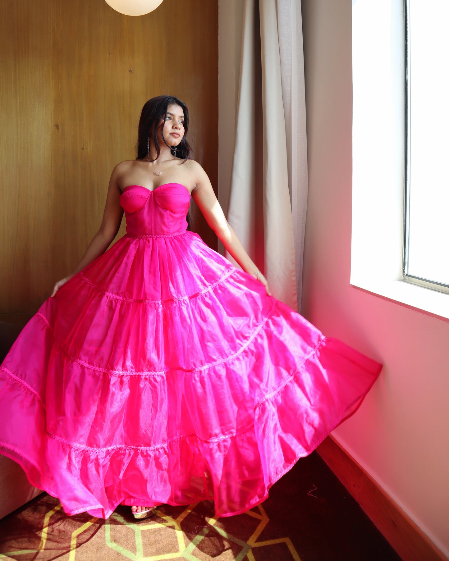 Rosé Radiance Dress