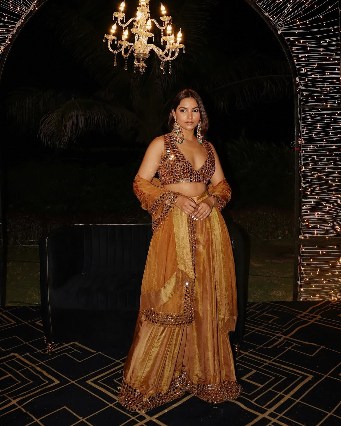 Deep Razzle Lehenga ⚡️