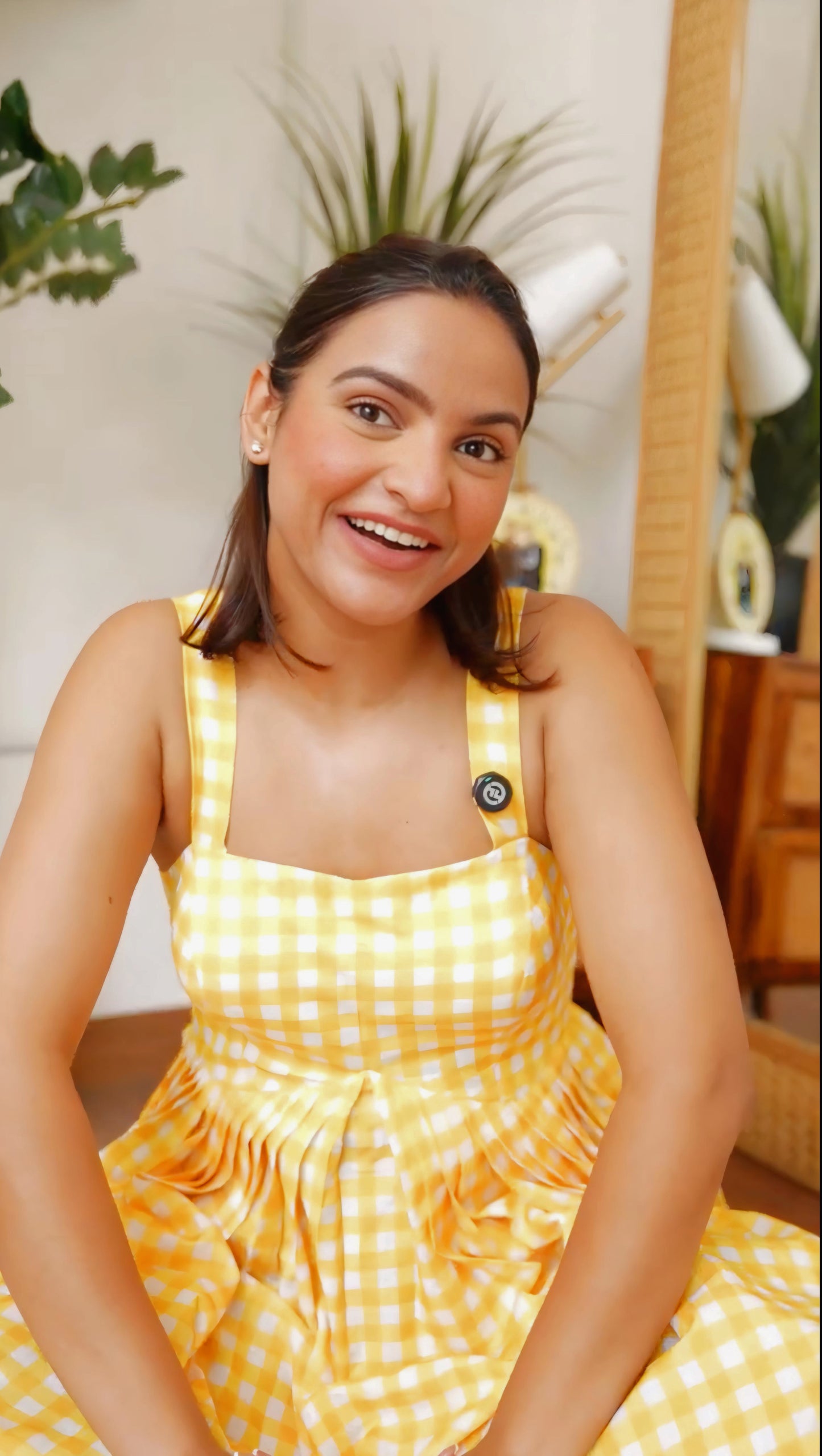 Sunbeam Gingham Maxi Dress ☀️🍋