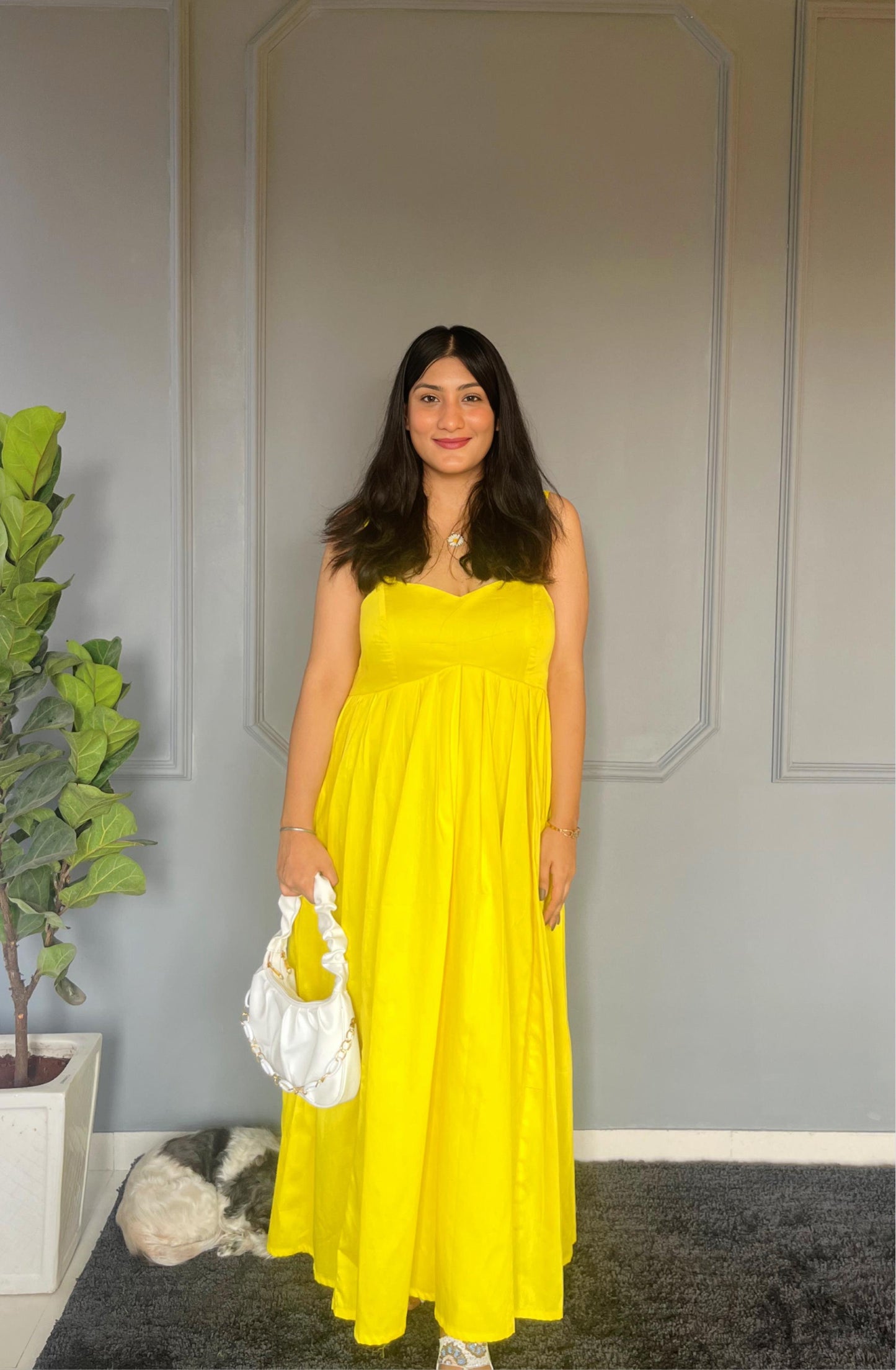 Deepika Padukone Inspired Radiant Yellow Dress