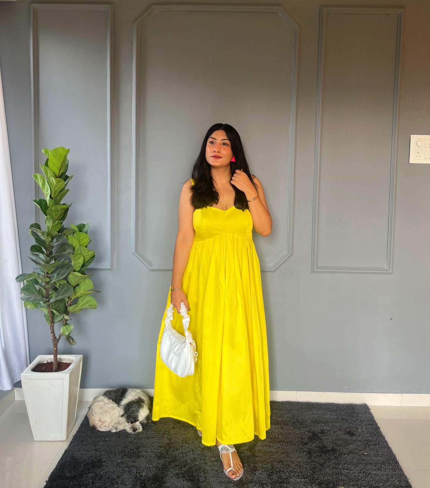 Deepika Padukone Inspired Radiant Yellow Dress