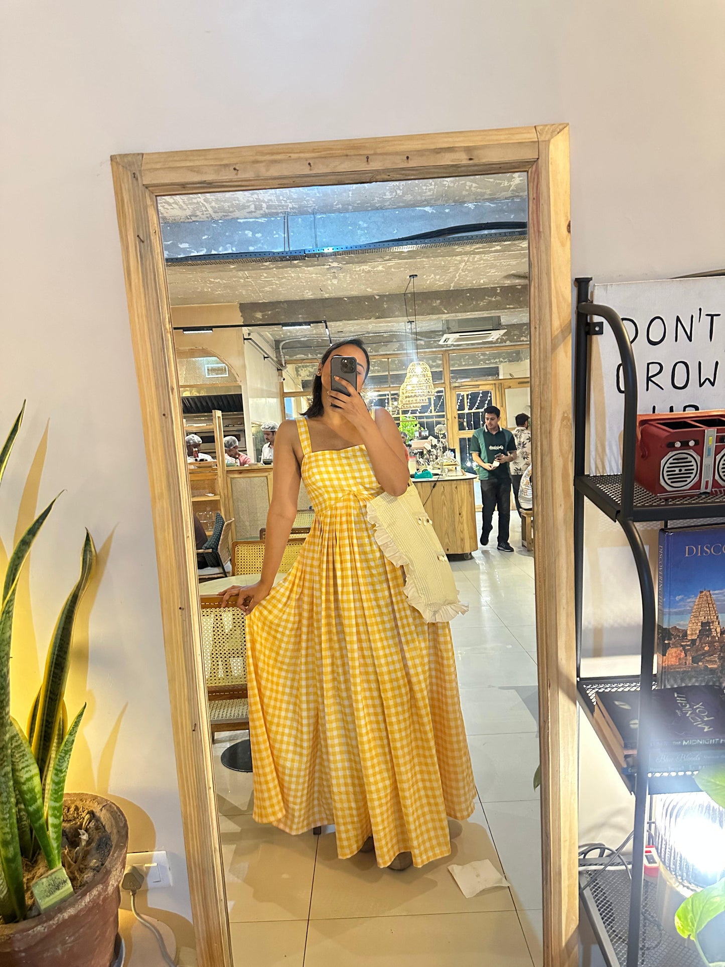 Sunbeam Gingham Maxi Dress ☀️🍋