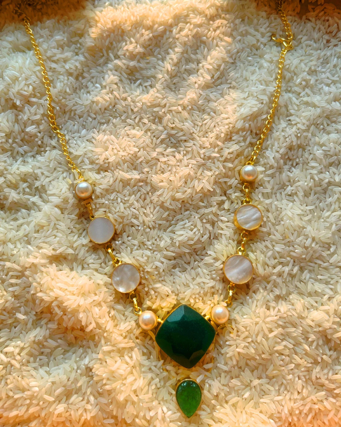 Emerald Green Neck piece