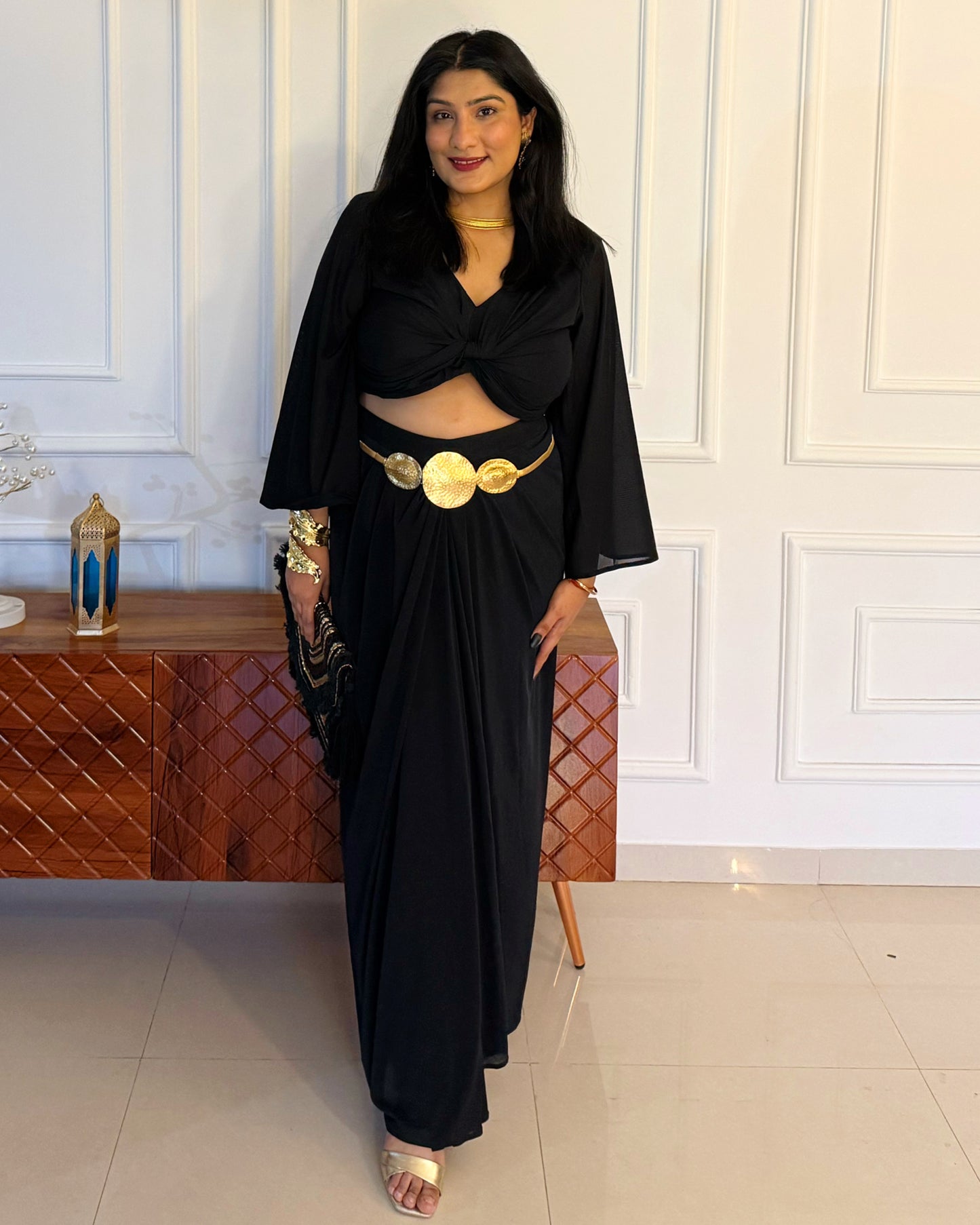 Arabian Nights Drape Skirt Set