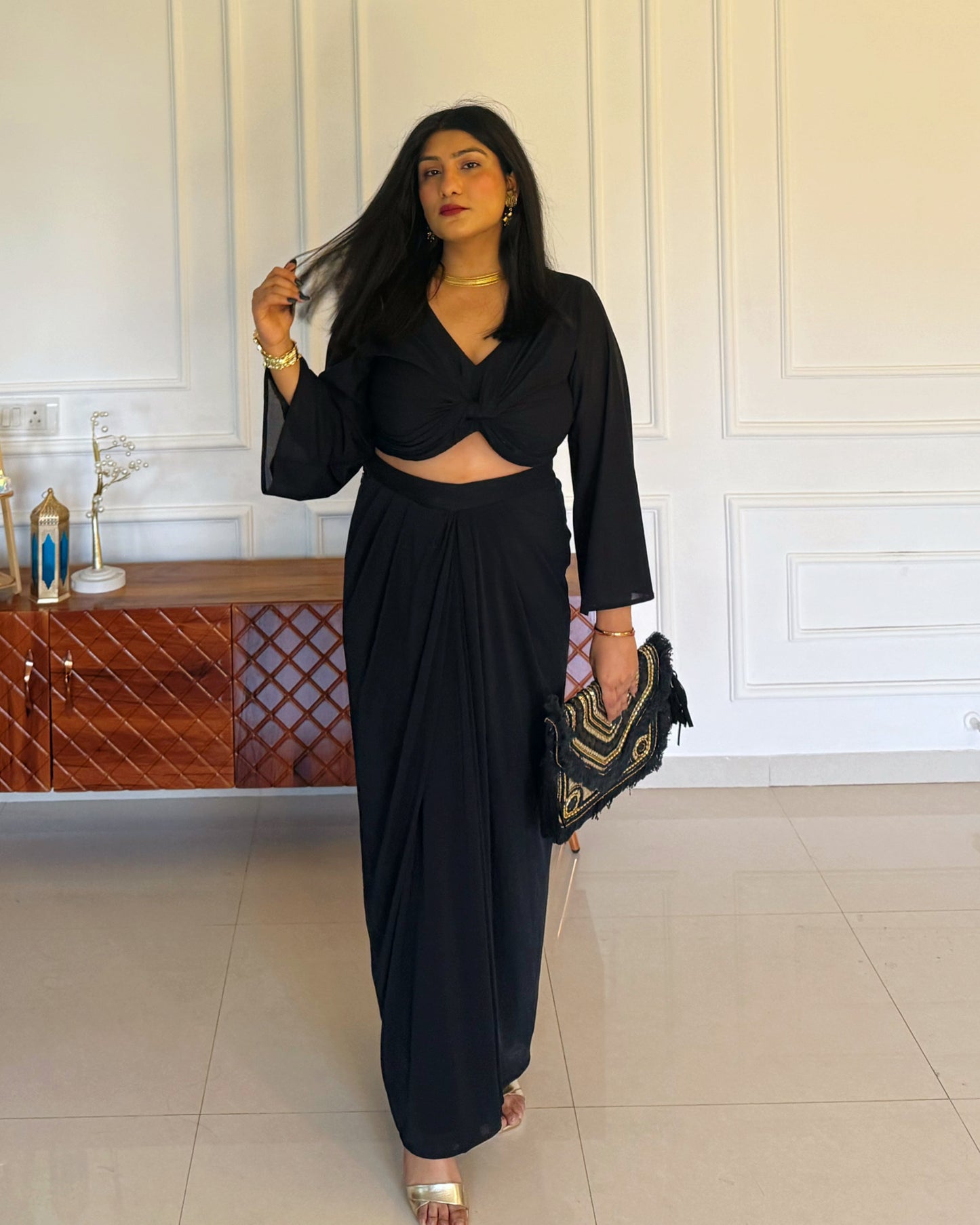 Arabian Nights Drape Skirt Set