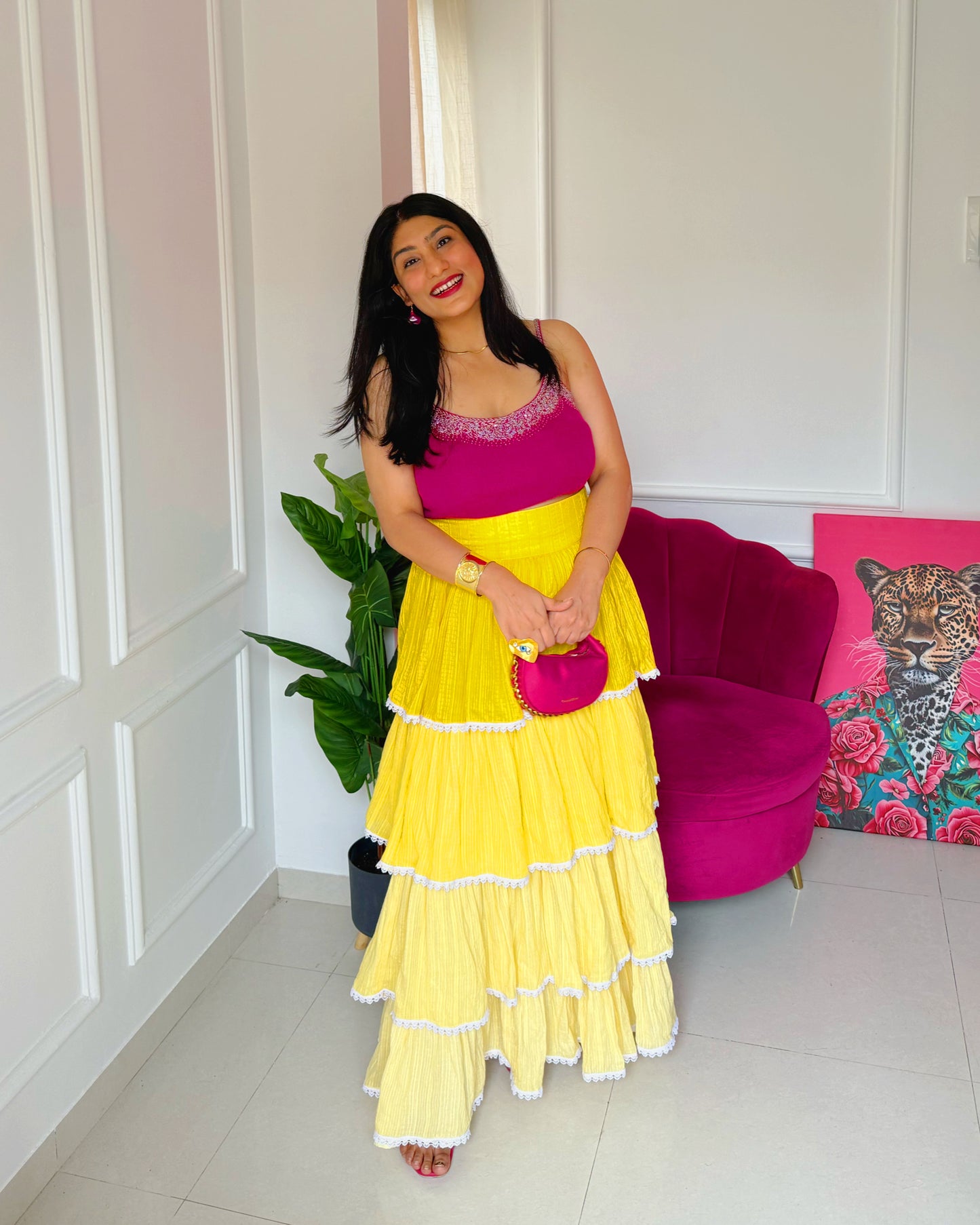 Sunshine Ruffle Dream Skirt ☀️💛