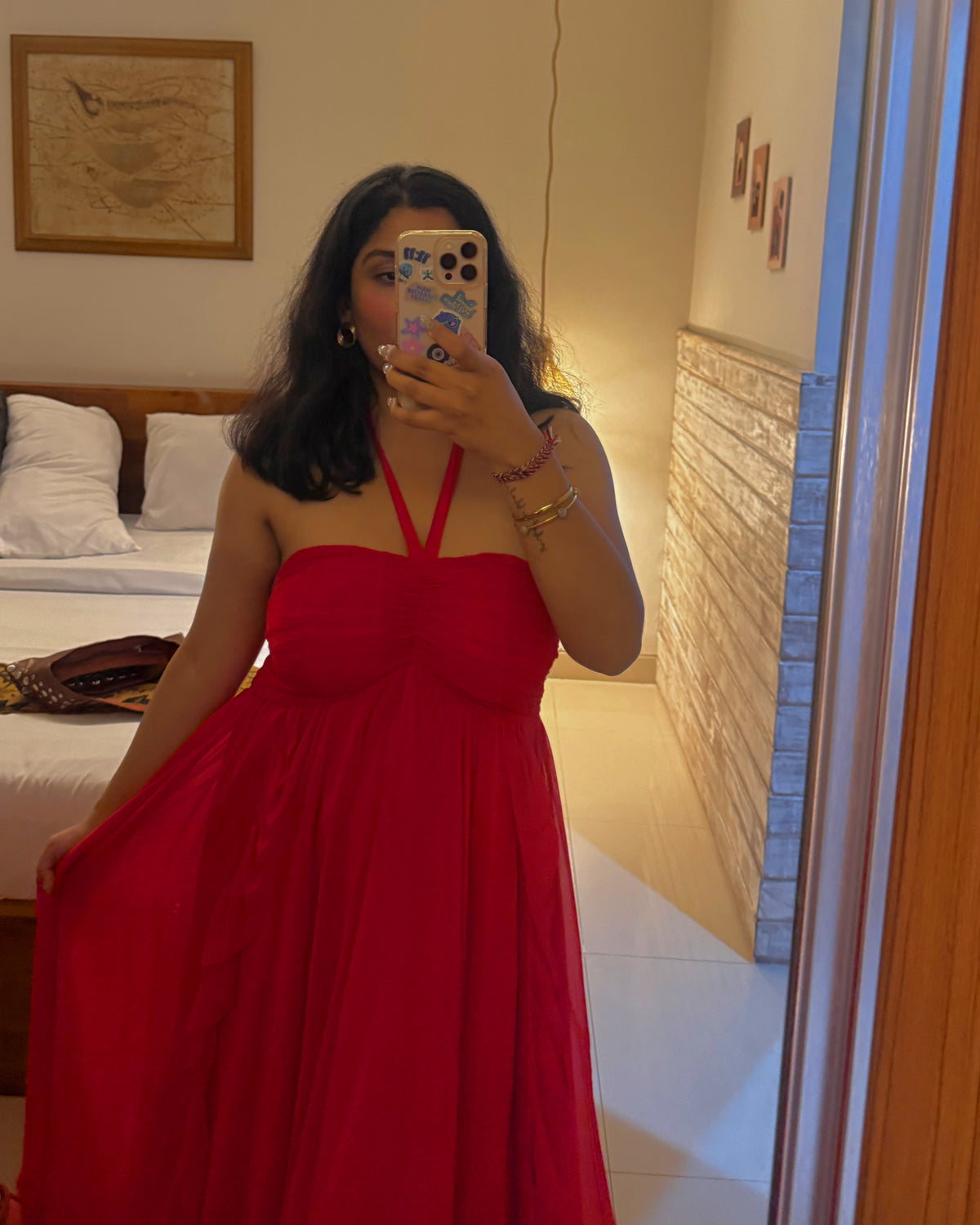 Amara Red Maxi Dress ❤️