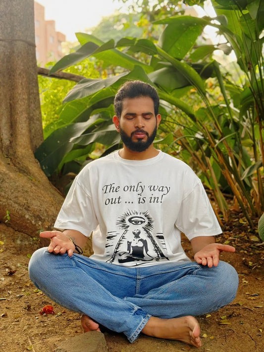 Diljit Dosanjh-Inspired T-Shirt – “The Only Way Out, Is In”