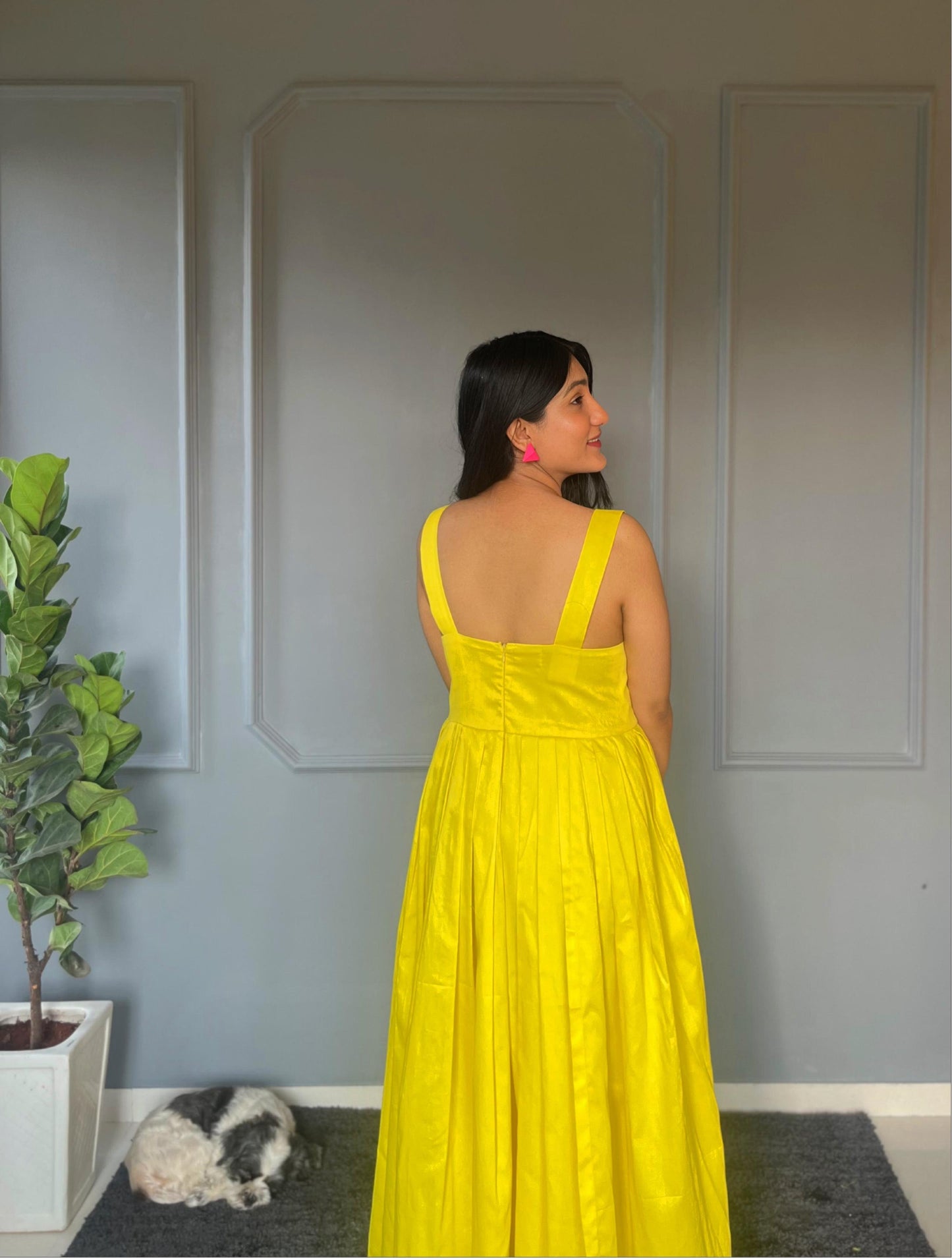 Deepika Padukone Inspired Radiant Yellow Dress