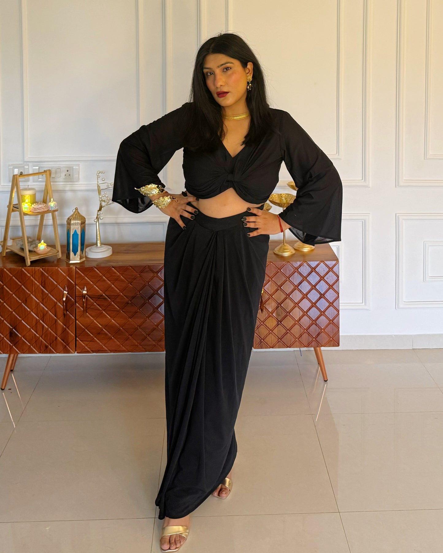 Arabian Nights Drape Skirt Set