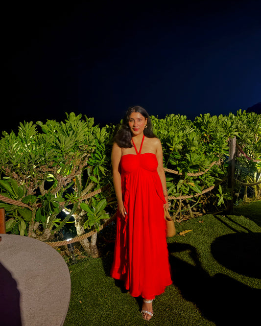 Amara Red Maxi Dress ❤️