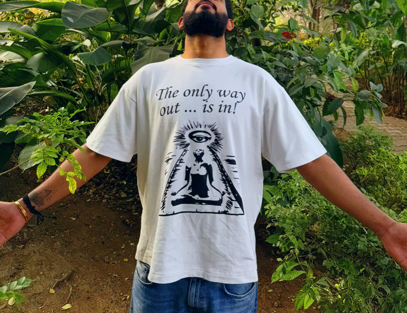 Diljit Dosanjh-Inspired T-Shirt – “The Only Way Out, Is In”