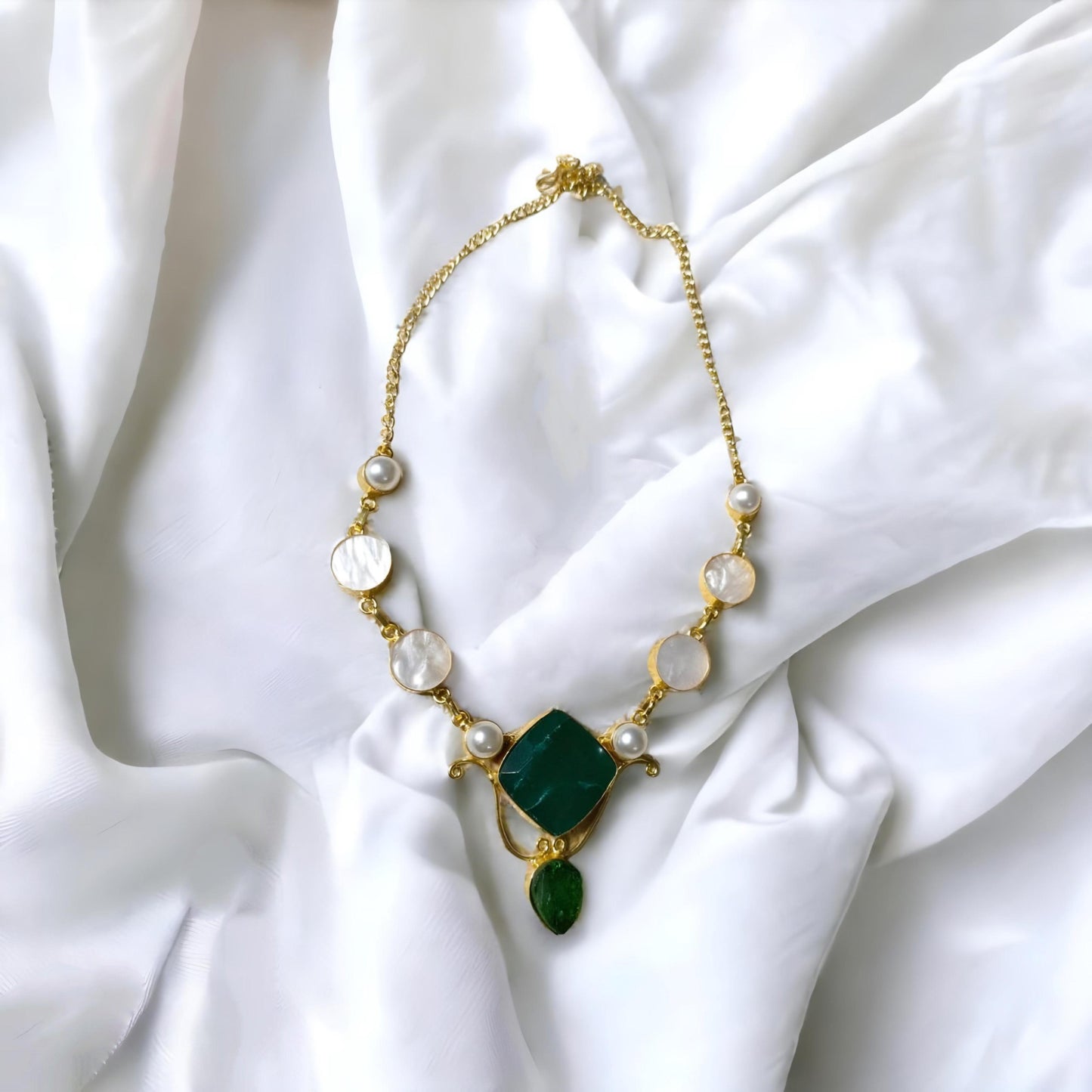 Emerald Green Neck piece