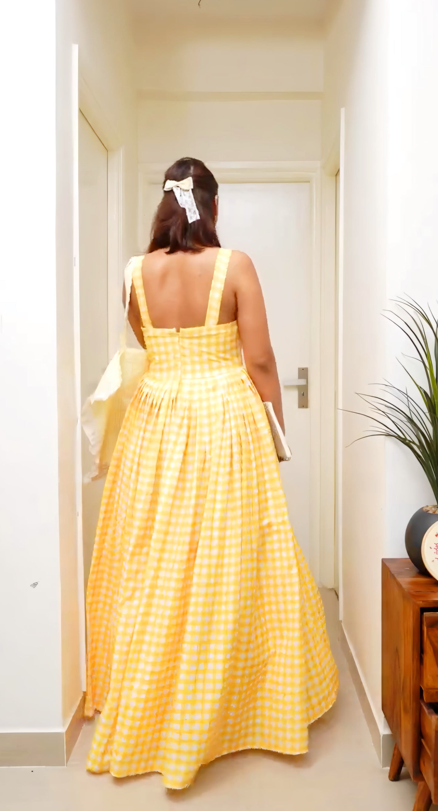 Sunbeam Gingham Maxi Dress ☀️🍋