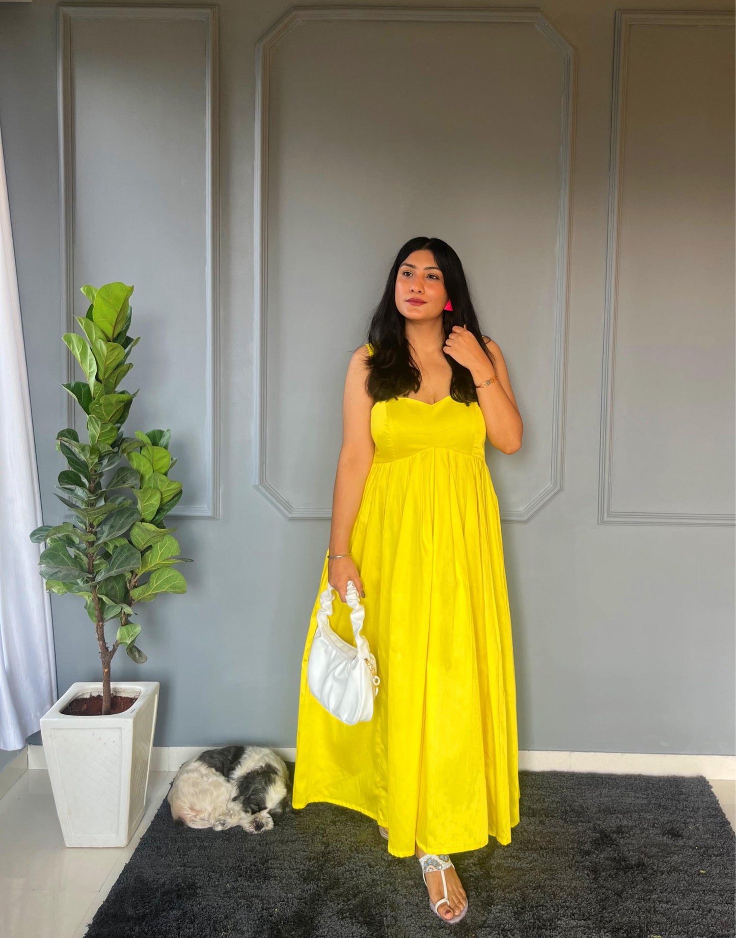 Deepika Padukone Inspired Radiant Yellow Dress