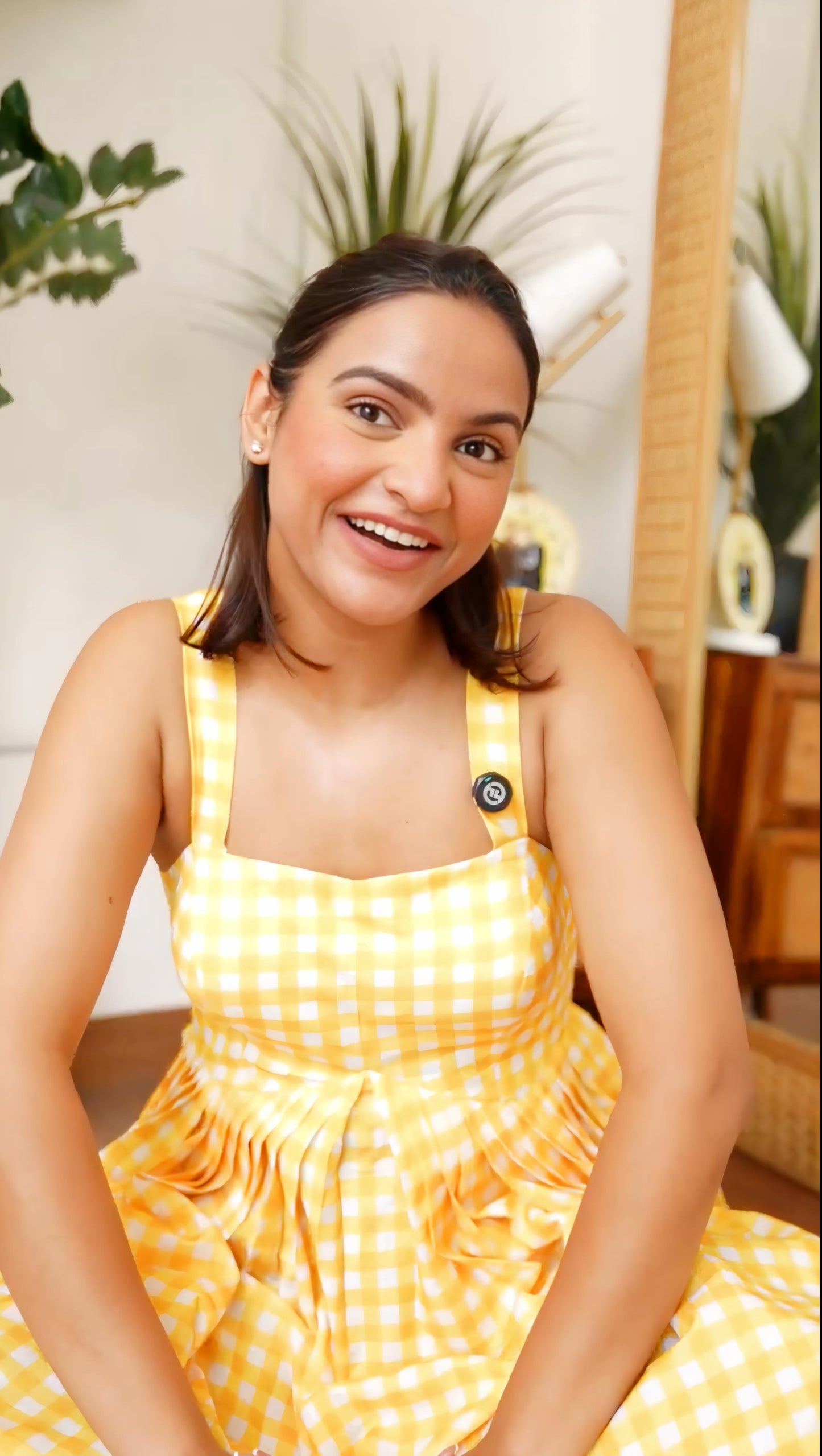 Sunbeam Gingham Maxi Dress ☀️🍋