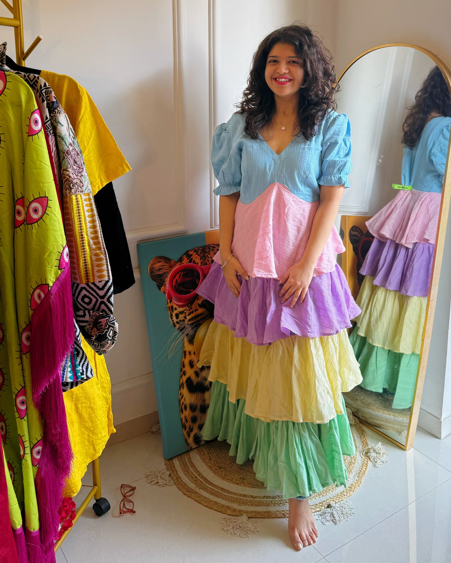 The Cotton Candy Tiered Dress