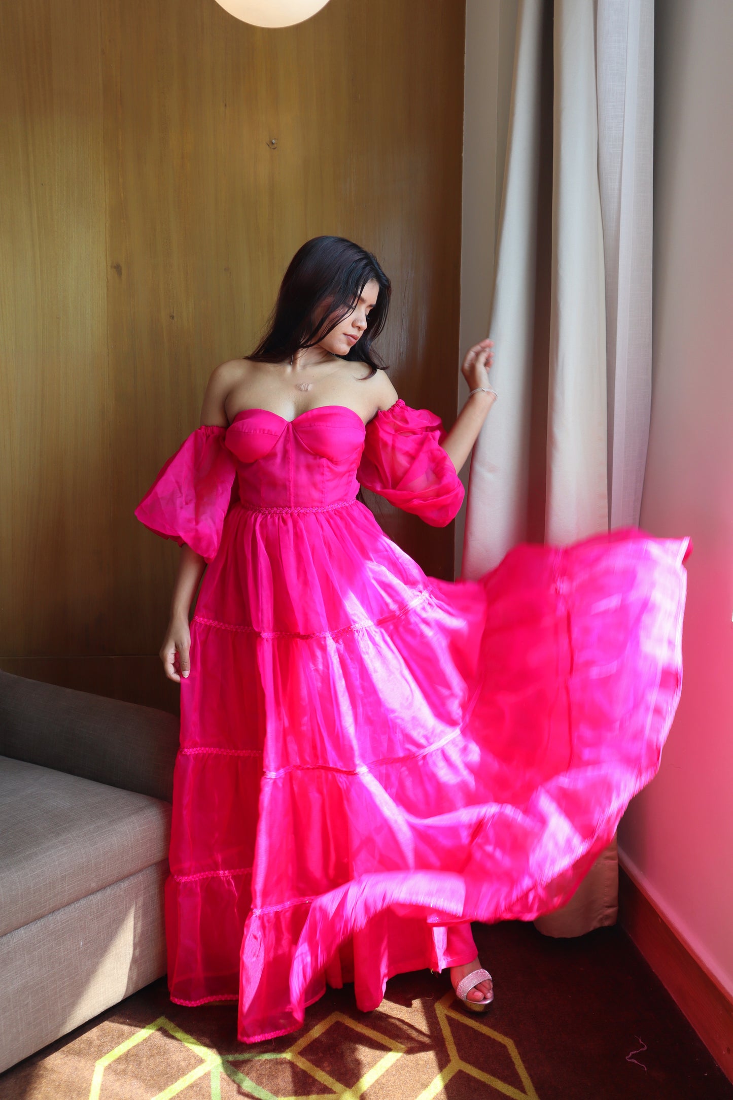 Rosé Radiance Dress