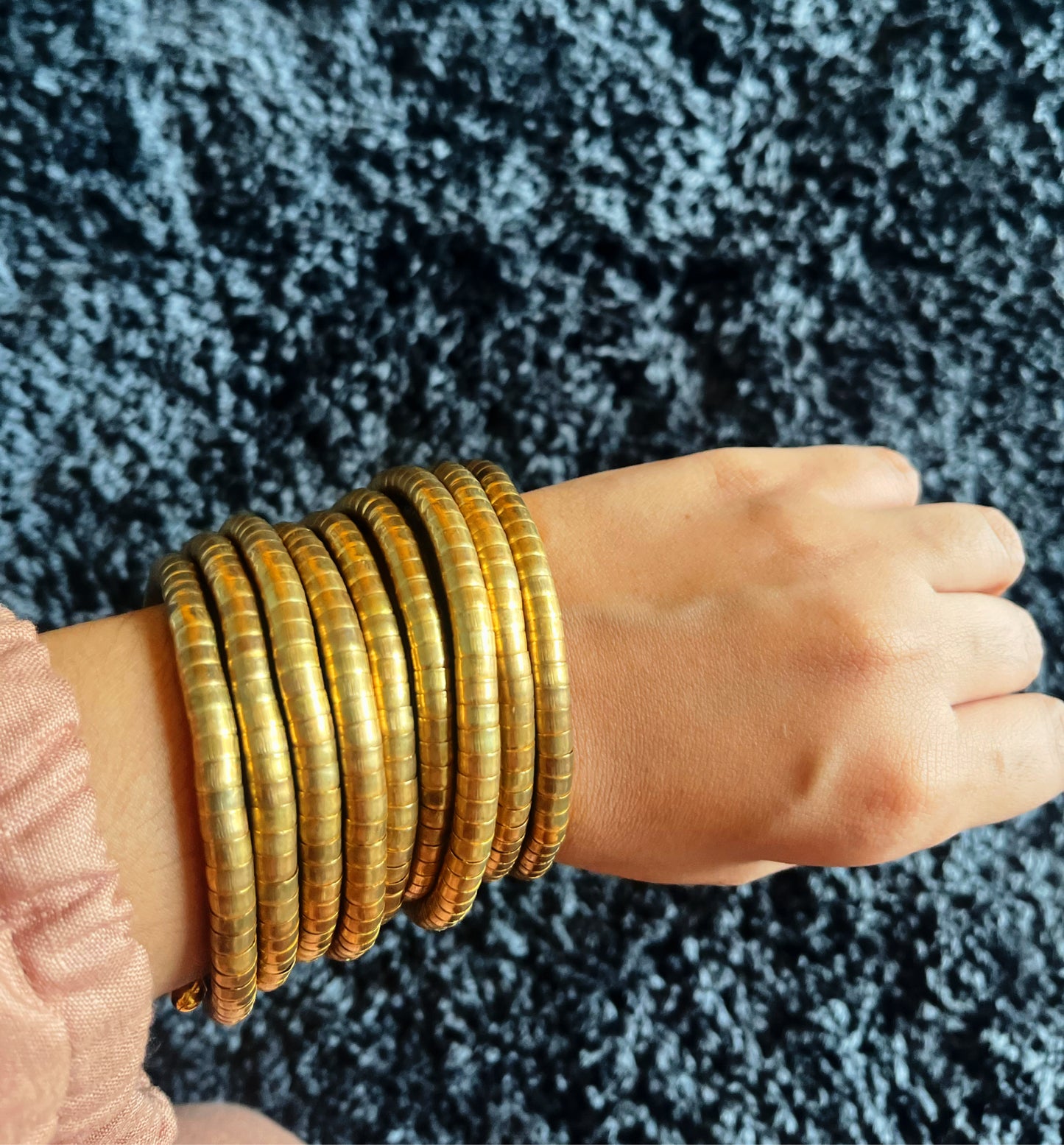 Viral Spiral Gold Bangles | Statement Jewellery