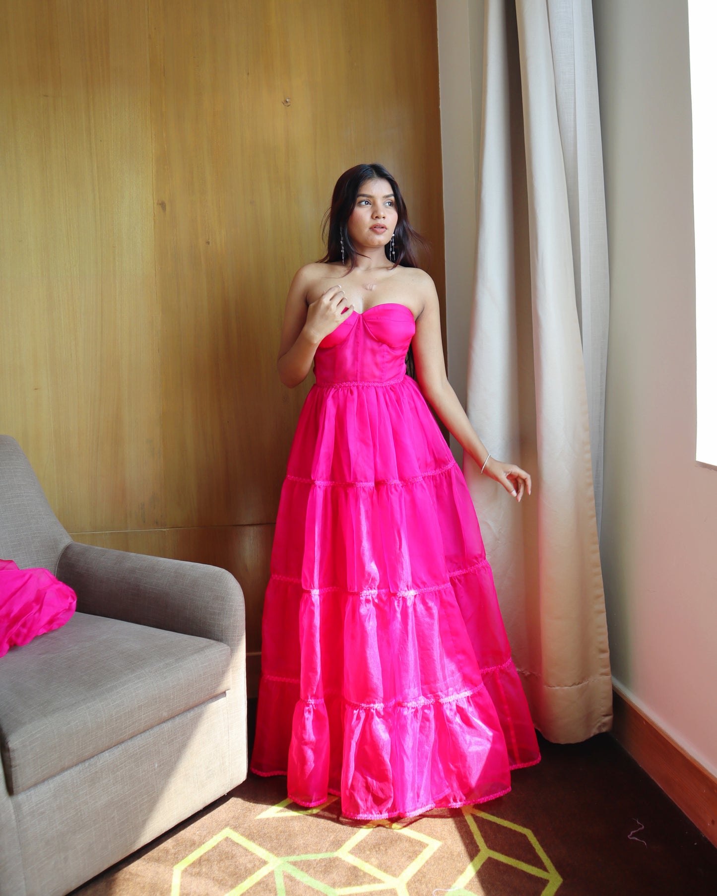 Rosé Radiance Dress