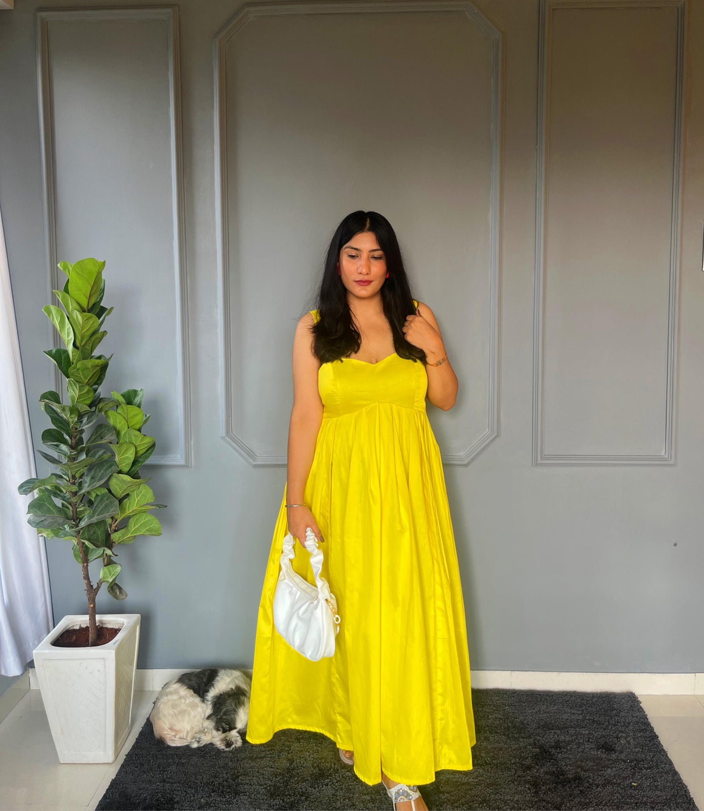 Deepika Padukone Inspired Radiant Yellow Dress