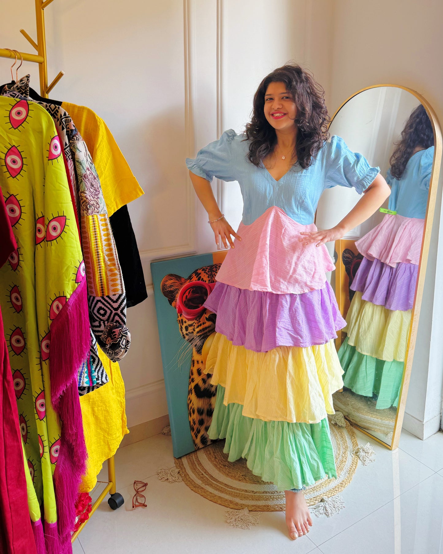 The Cotton Candy Tiered Dress