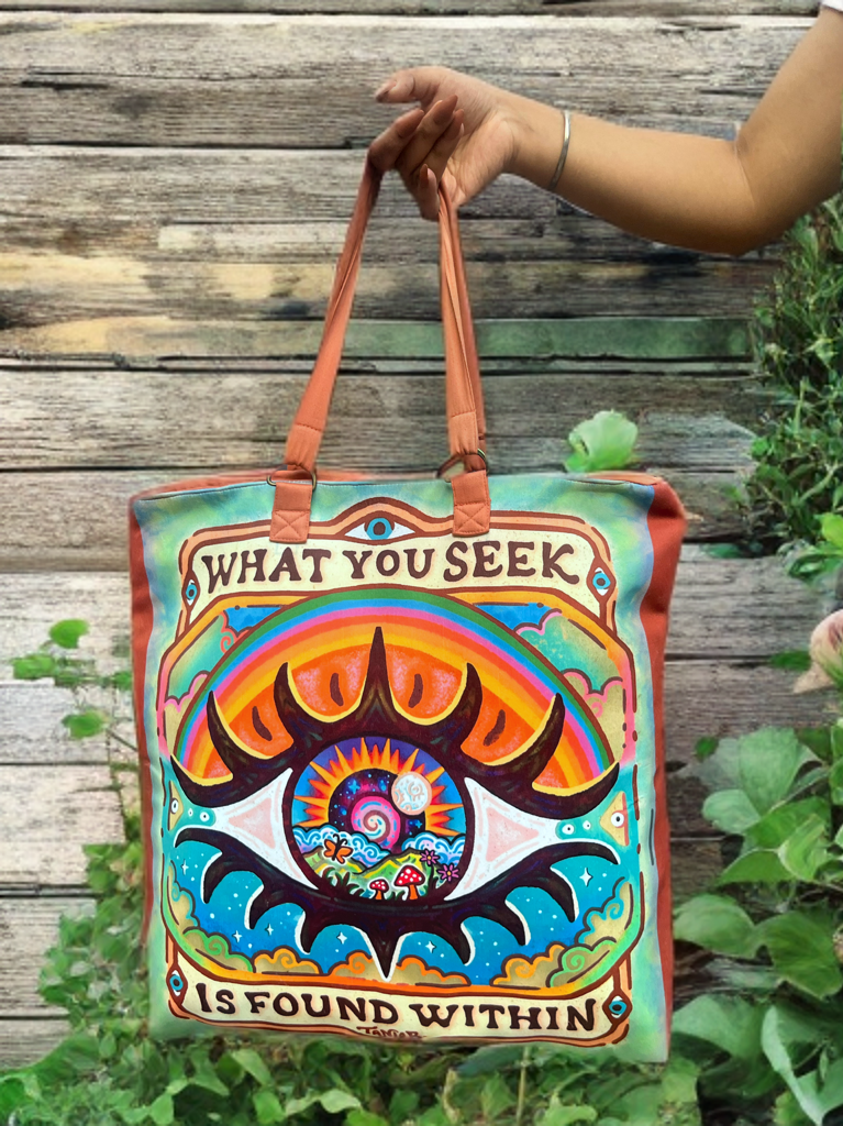 What You Seek Is Found Within Tote Bag