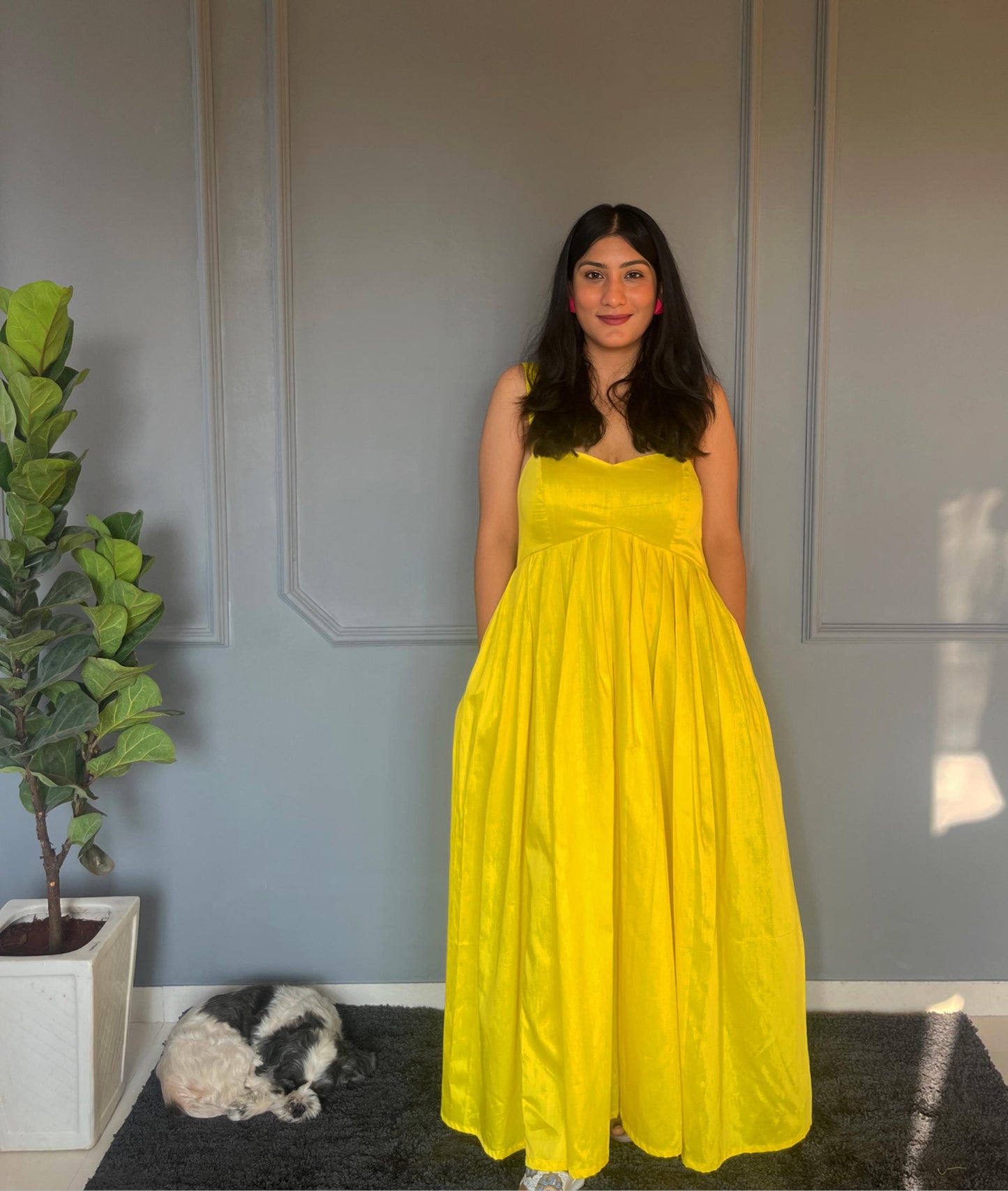 Deepika Padukone Inspired Radiant Yellow Dress