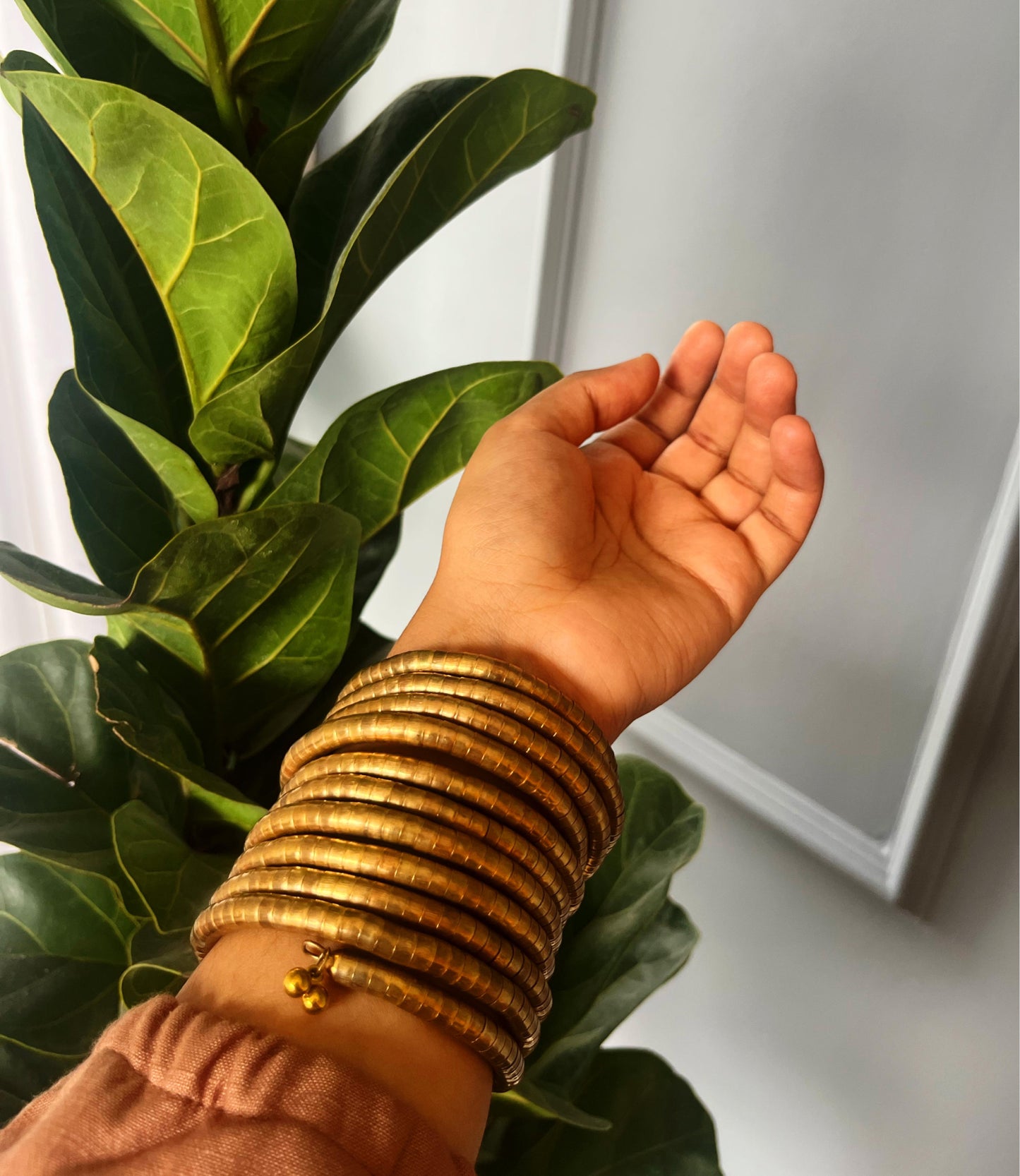 Viral Spiral Gold Bangles | Statement Jewellery