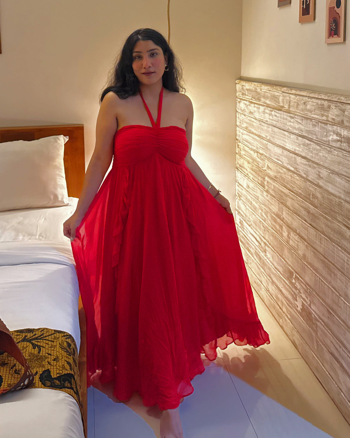 Amara Red Maxi Dress ❤️