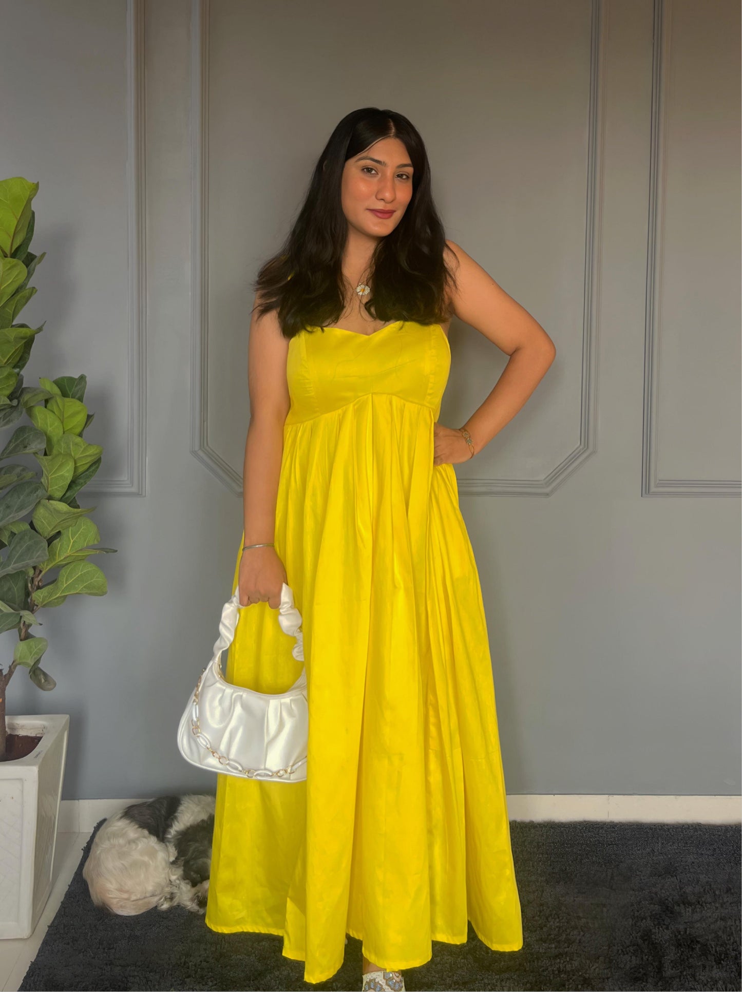 Deepika Padukone Inspired Radiant Yellow Dress