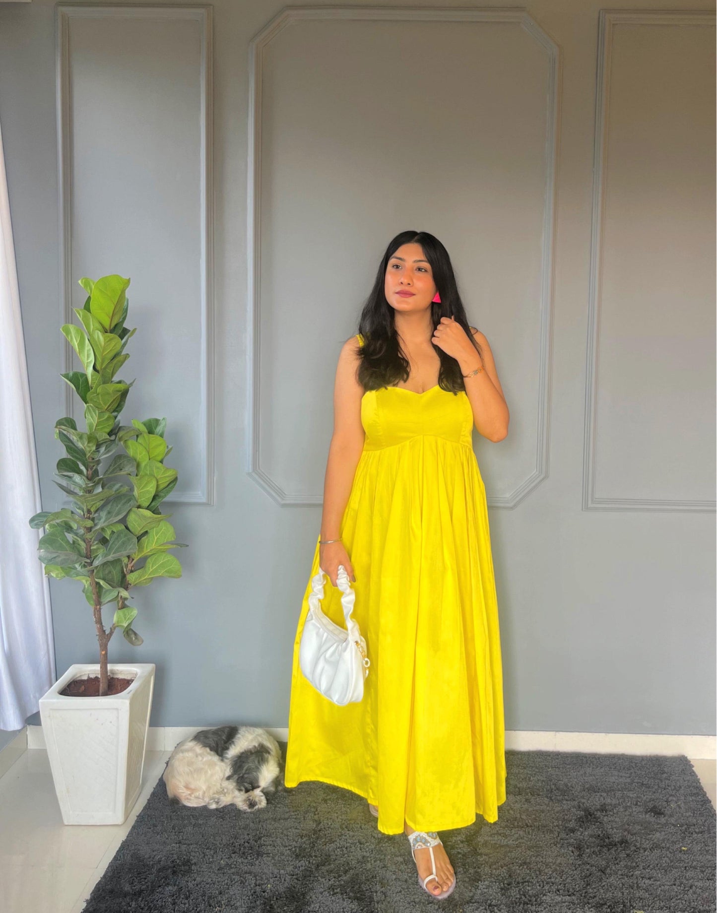 Deepika Padukone Inspired Radiant Yellow Dress