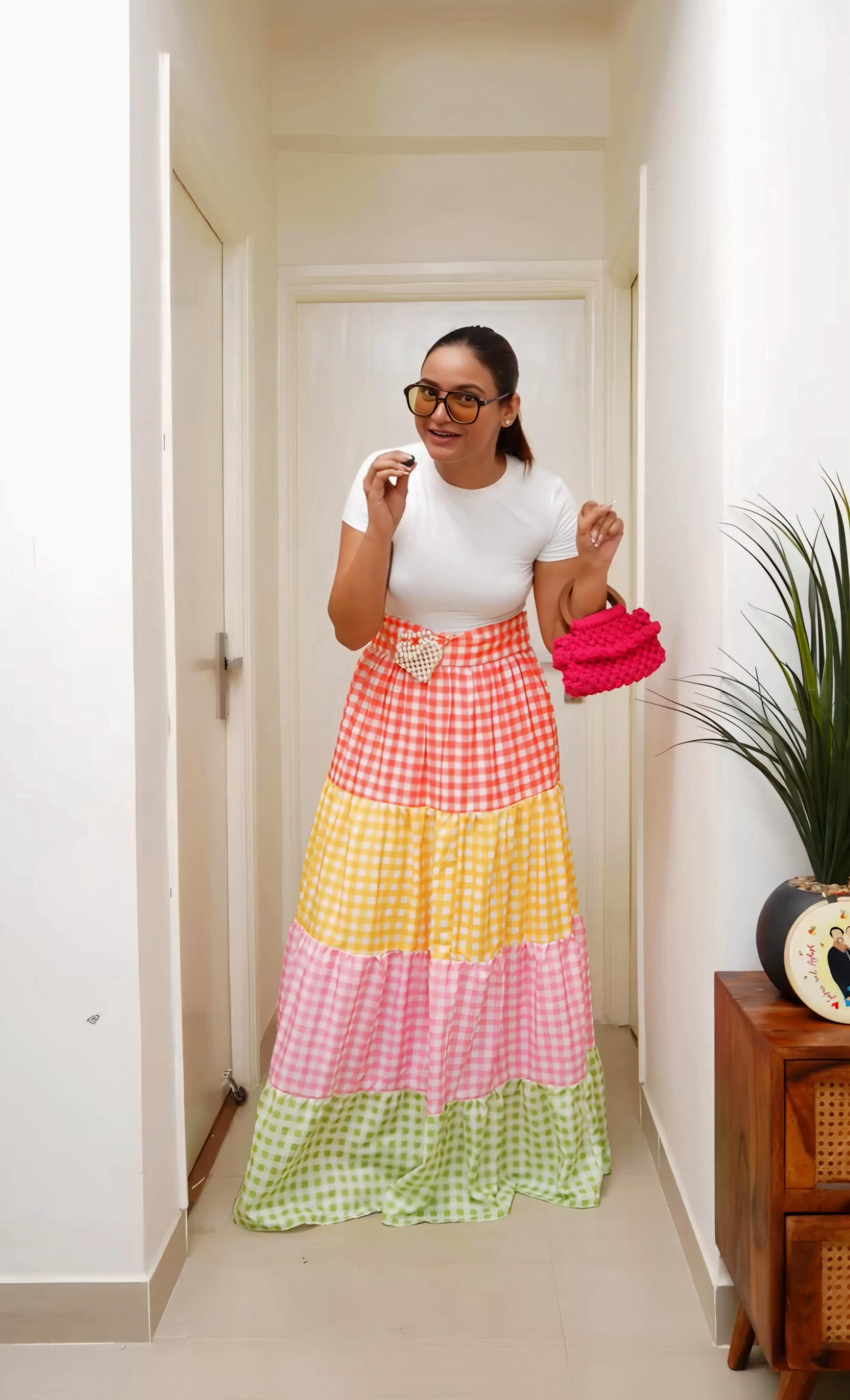 Candy Lane Colorblock Skirt  🍭🌈