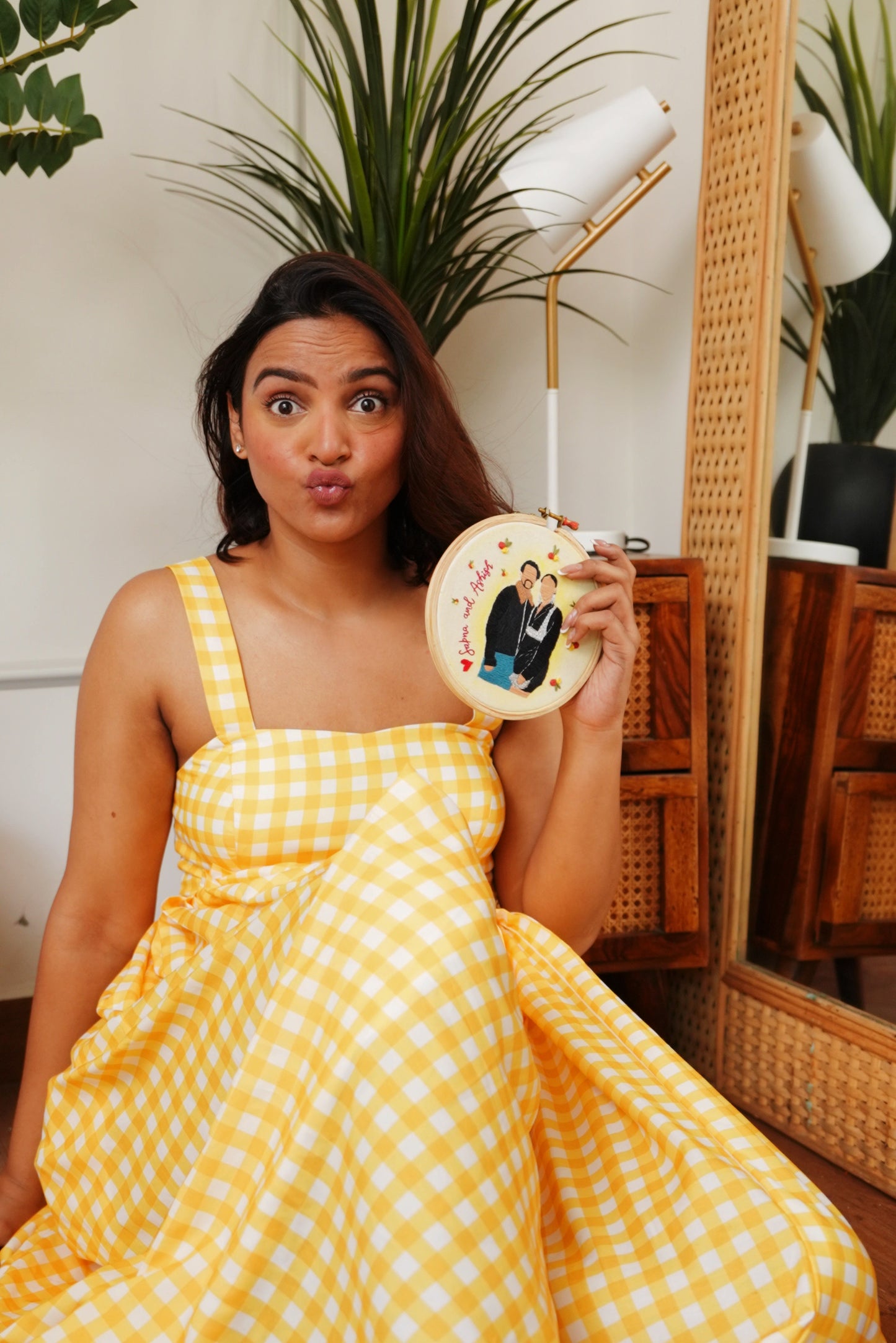 Sunbeam Gingham Maxi Dress ☀️🍋
