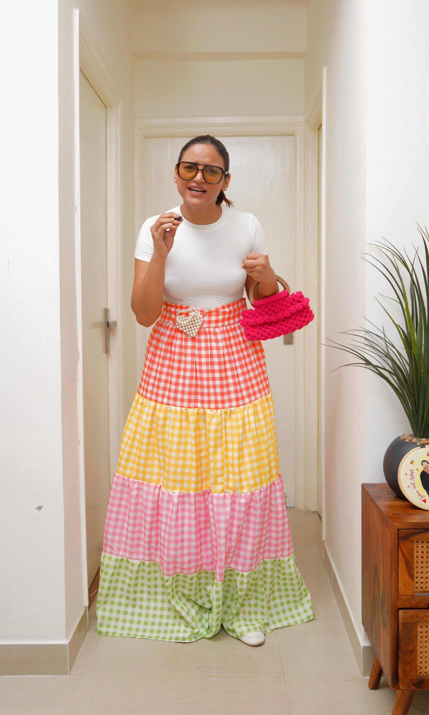 Candy Lane Colorblock Skirt  🍭🌈
