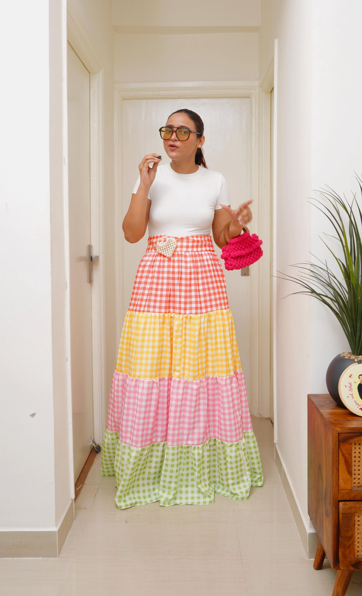 Candy Lane Colorblock Skirt  🍭🌈